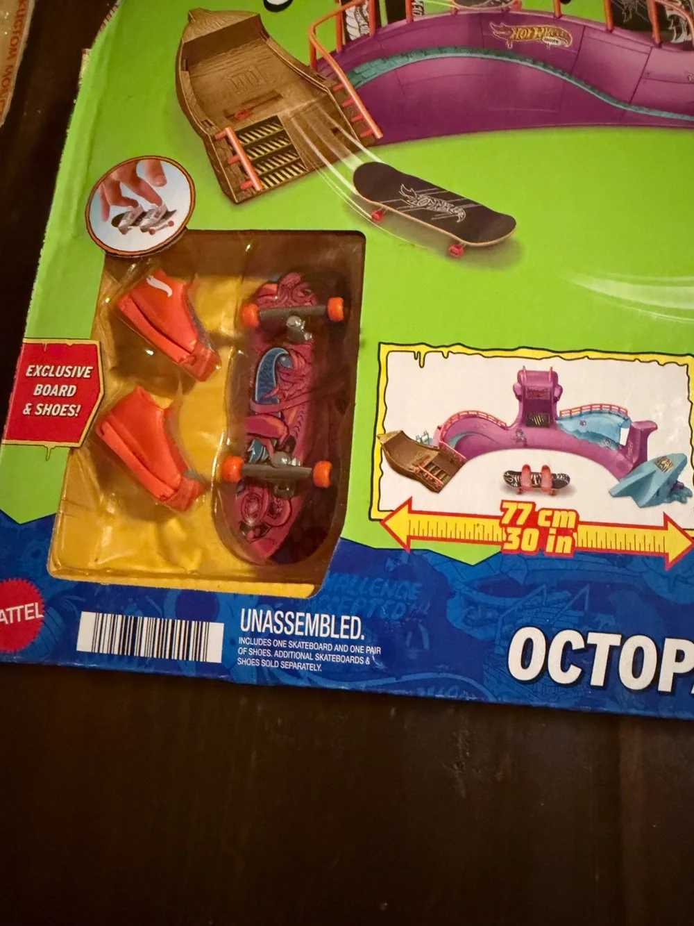 Tony Hawk Hot Wheels Octopark Skate Set - Pink 30”